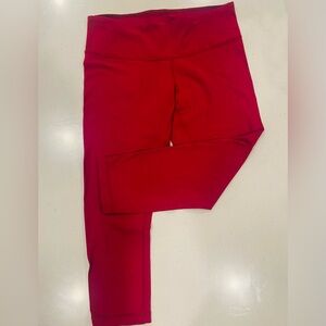 lululemon athletica Red Leggings